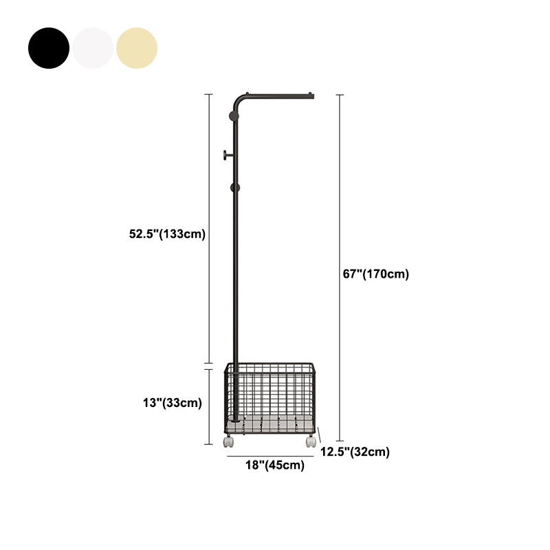 Gorgeous Coat Hanger Plain Free Standing Metal Coat Rack Metal for Living Room