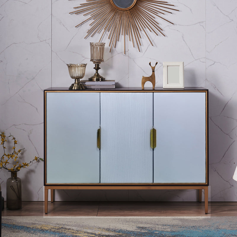 Engineered Wood Sideboard Table Contemporary Buffet Sideboard