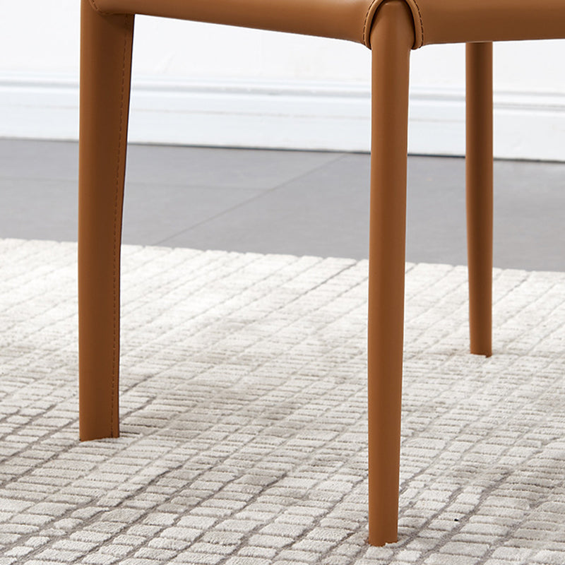 Contemporary Dining Side Chair Faux Leather Dining Chairs for Home