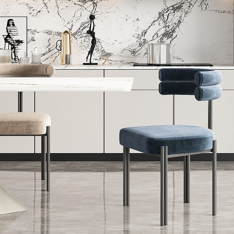 Contemporary Armless Dining Chairs Upholstered Dining Chairs