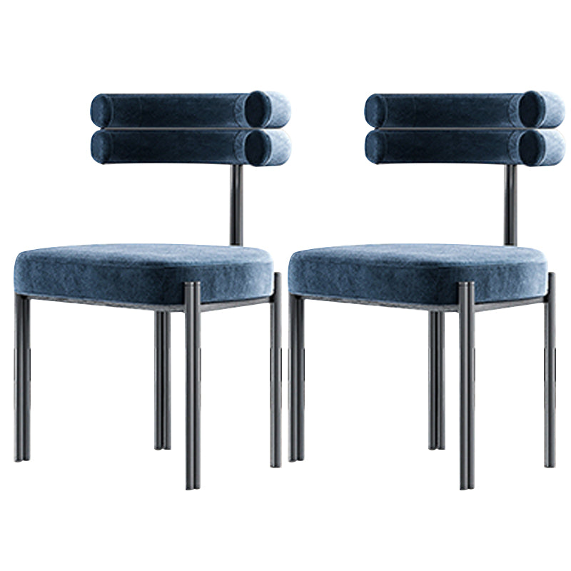 Contemporary Armless Dining Chairs Upholstered Dining Chairs