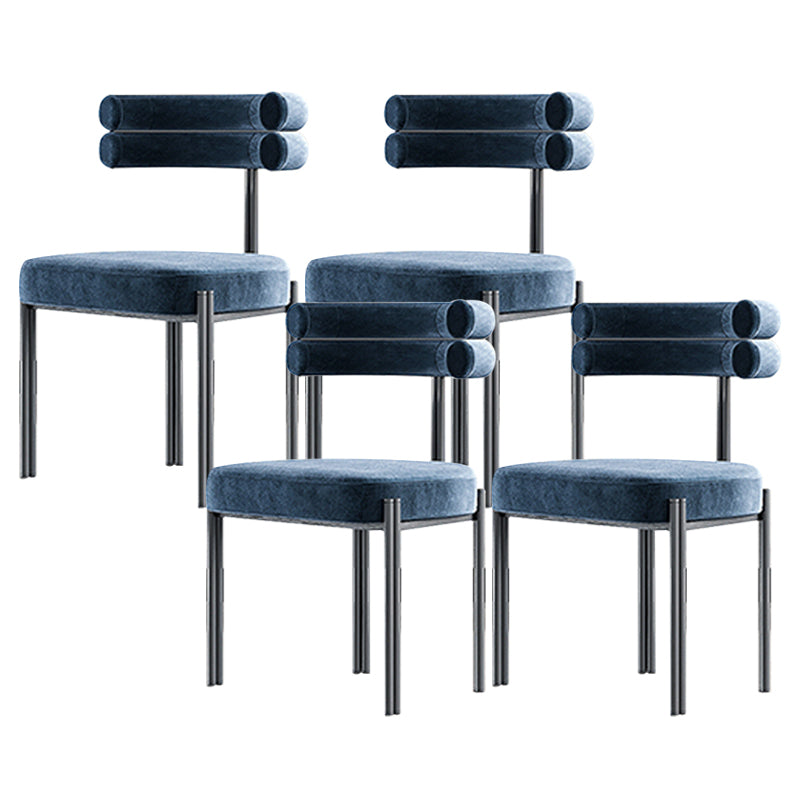 Contemporary Armless Dining Chairs Upholstered Dining Chairs
