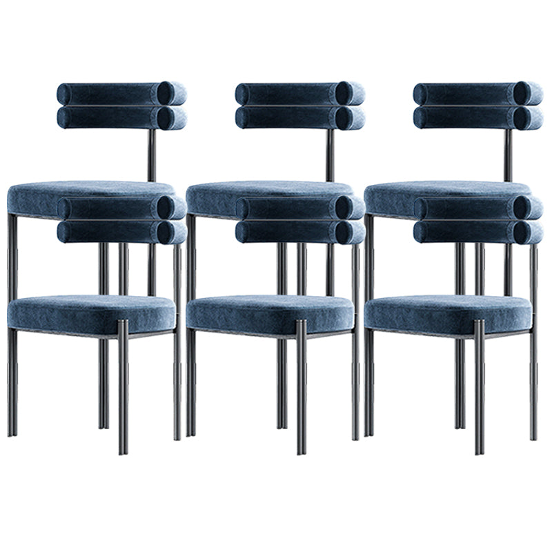 Contemporary Armless Dining Chairs Upholstered Dining Chairs