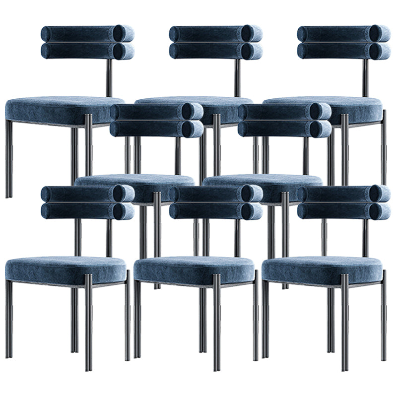 Contemporary Armless Dining Chairs Upholstered Dining Chairs
