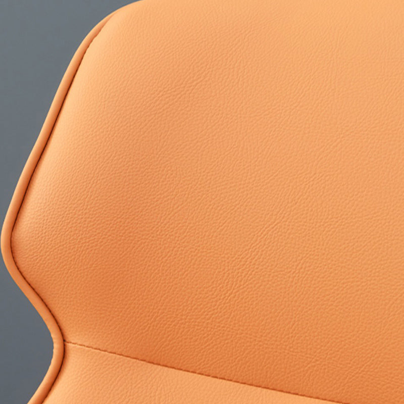 Matte Finish Wingback Chair with Black Legs Contemporary Side Chair for Dining Room