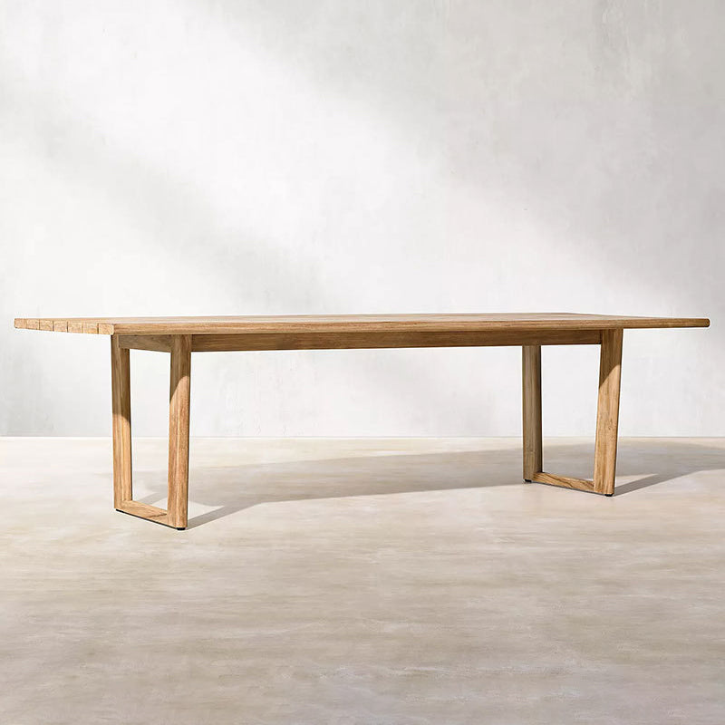 Bohemian Style Solid Wood Dining Table Set 1/5 Pieces Dining Table Set for Outdoor