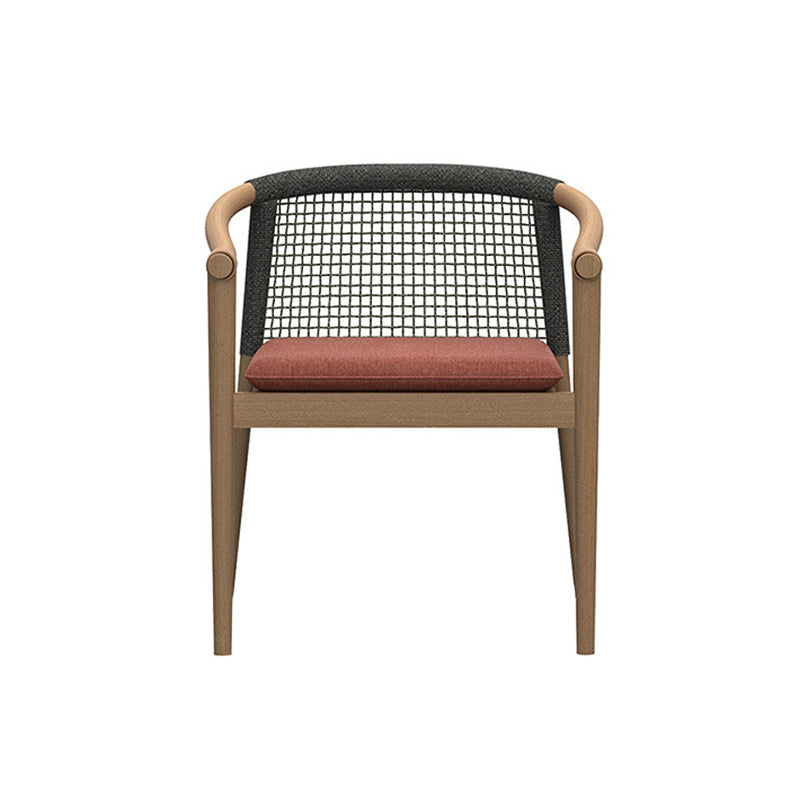 Bohemian Style Solid Wood Dining Table Set 1/6/7 Pieces Dining Table Set for Outdoor