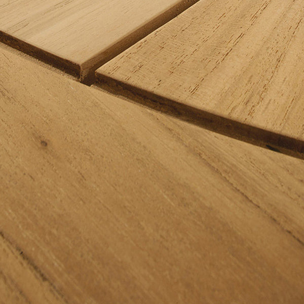 Bohemian Style Solid Wood Dining Table Set 1/6/7 Pieces Dining Table Set for Outdoor