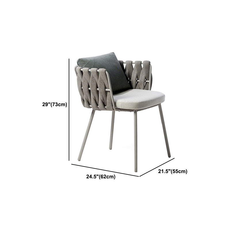 Modern Metal Base Dining Table Set 1/3/7 Pieces Dining Table Set for Outdoor