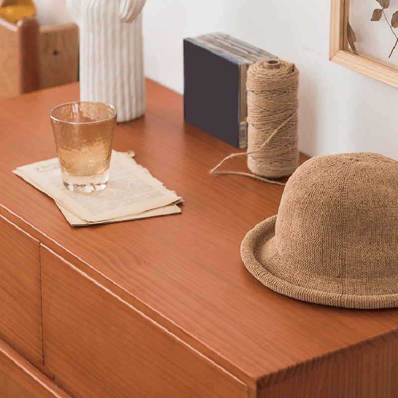 15.74" Wide Modern Accent Chest with 5/6Drawers Wood Rectangle Chest