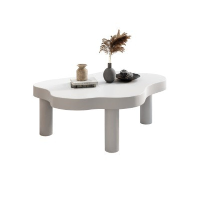 Nordic 3 Legs Cocktail Table Solid Wood Geometric Single Coffee Table