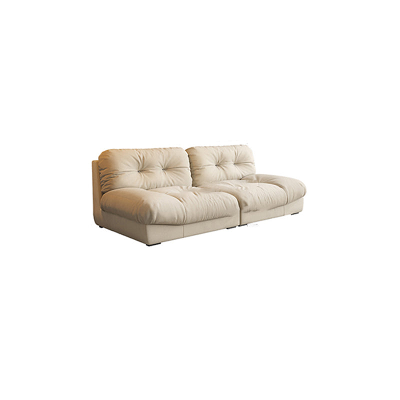 Contemporary Tufted Back Standard Sofa Pillow Top Arm Settee