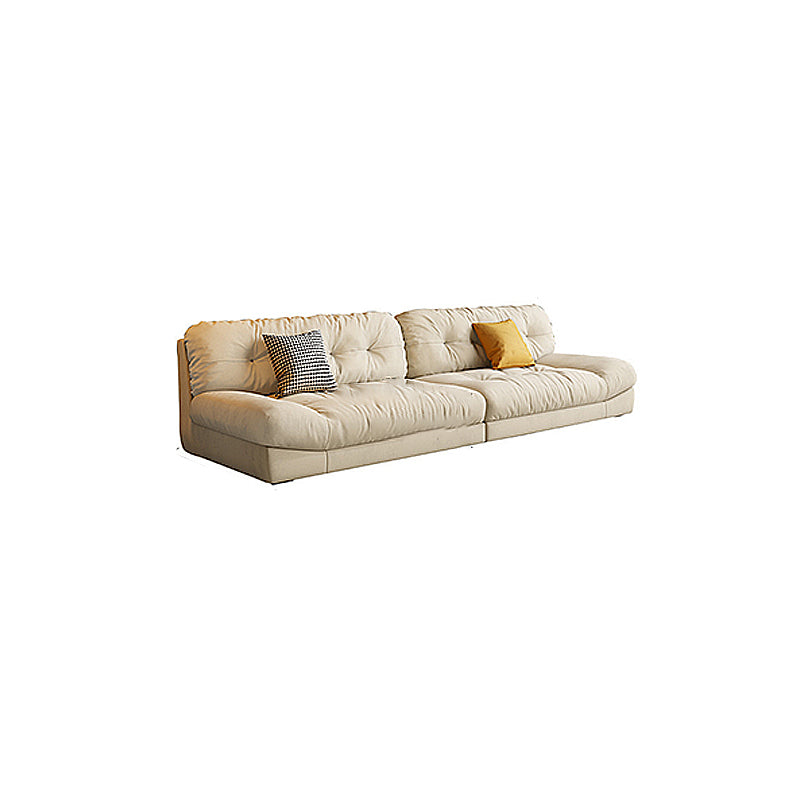 Contemporary Tufted Back Standard Sofa Pillow Top Arm Settee