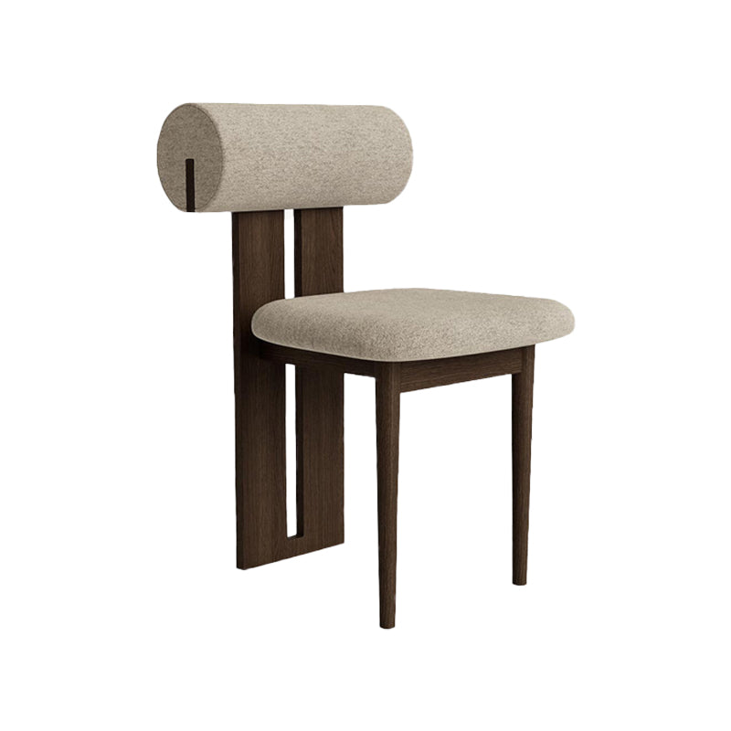 23.22" Wide Armless Chair Solid Wood Frame Chair for Living Room