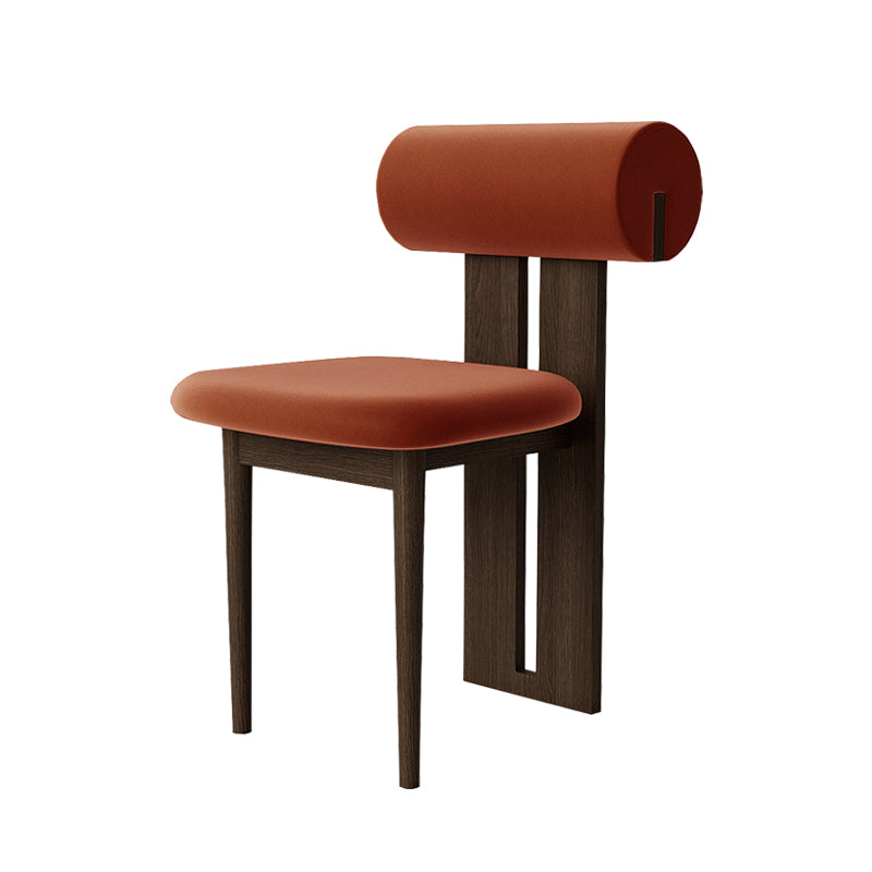 23.22" Wide Armless Chair Solid Wood Frame Chair for Living Room