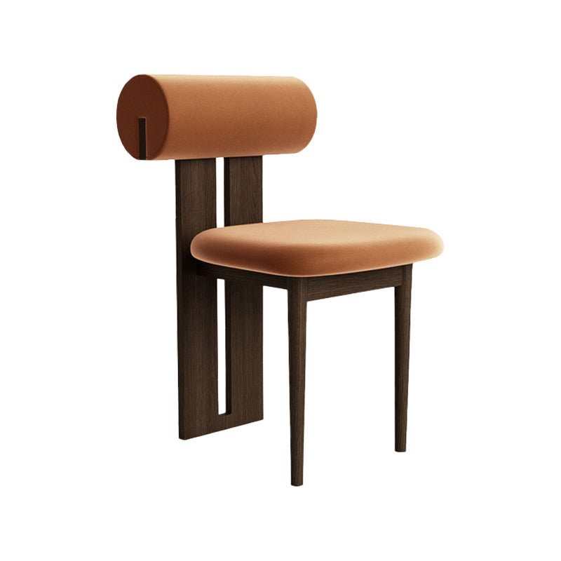 23.22" Wide Armless Chair Solid Wood Frame Chair for Living Room