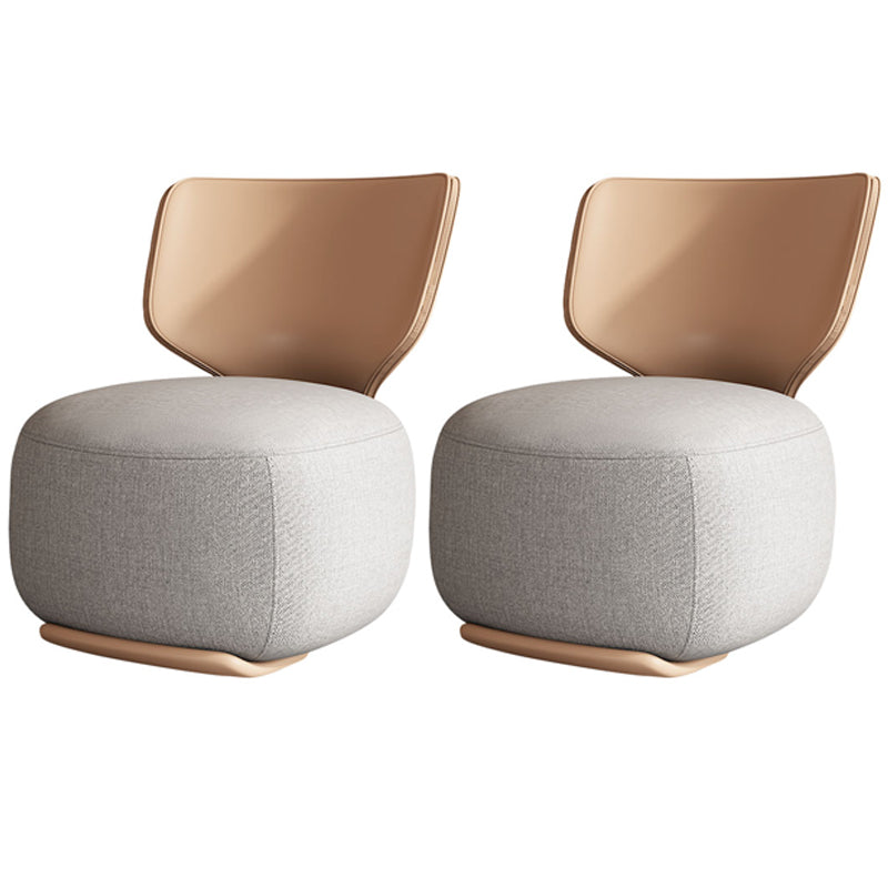 18.11" Wide Armless Chair Accent Chair with Fixed Back for Living Room