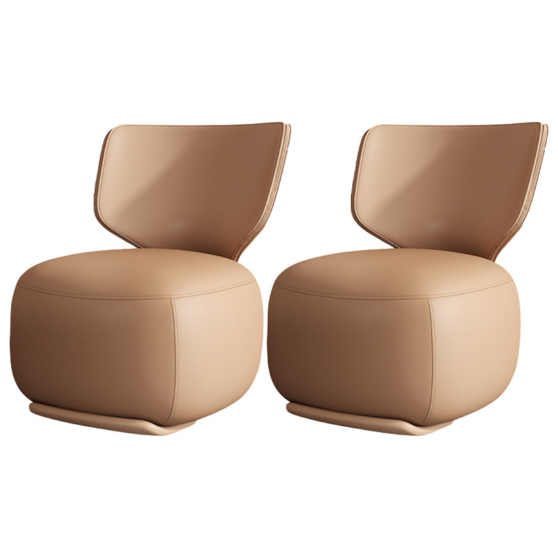 18.11" Wide Armless Chair Accent Chair with Fixed Back for Living Room