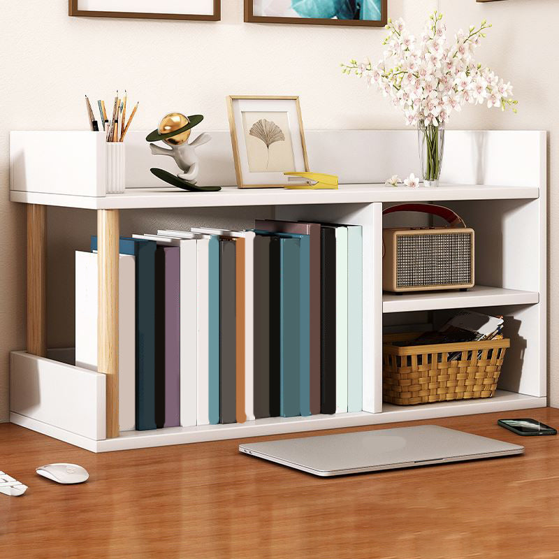 Modern Wooden Bookcase Open Storage Bookshelf with and Shelves