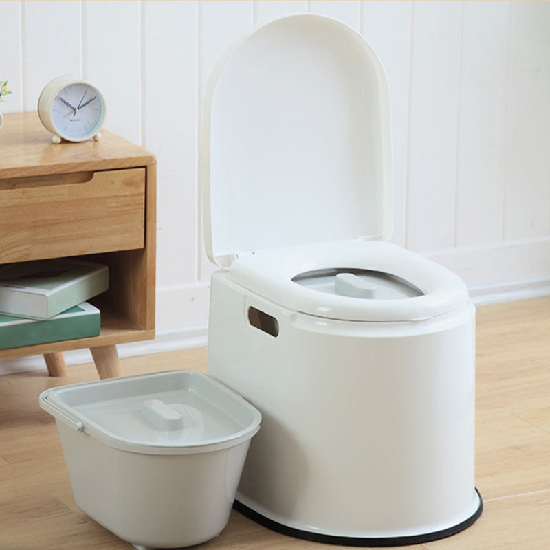 Contemporary Plastic Toilet Floor Mounted Toilet Bowl for Bathroom