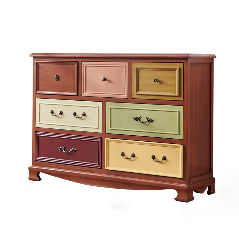 Nautical Bedroom Chest Wooden 16" Wide Storage Chest with Drawers