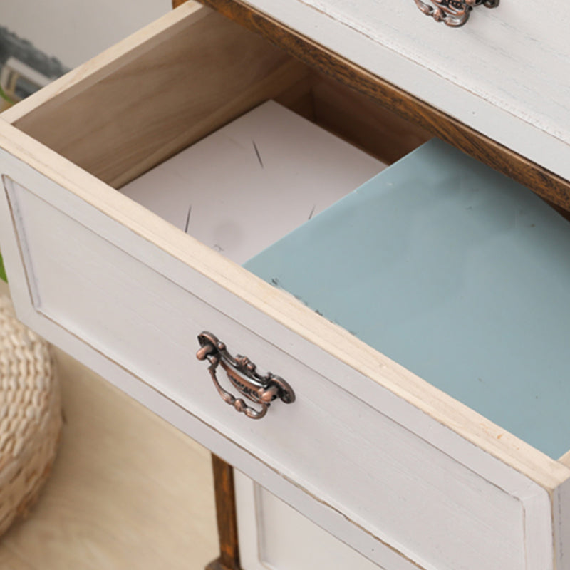 12" W Vertical Lingerie Chest Traditional Bedroom Storage Chest with Drawers