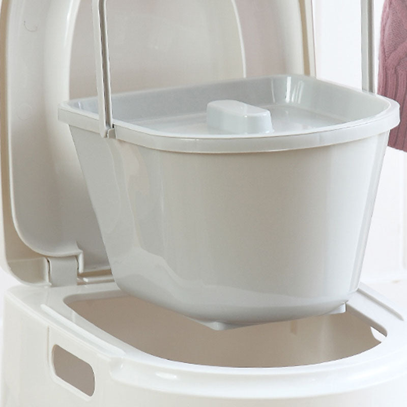 Modern Flush Toilet Plastic Round Floor Mount Urine Toilet for Bathroom