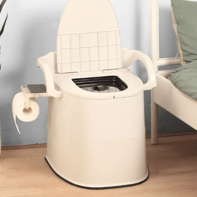 Modern Plastic Toilet Floor Mounted Toilet Bowl with Toilet Seat for Bathroom