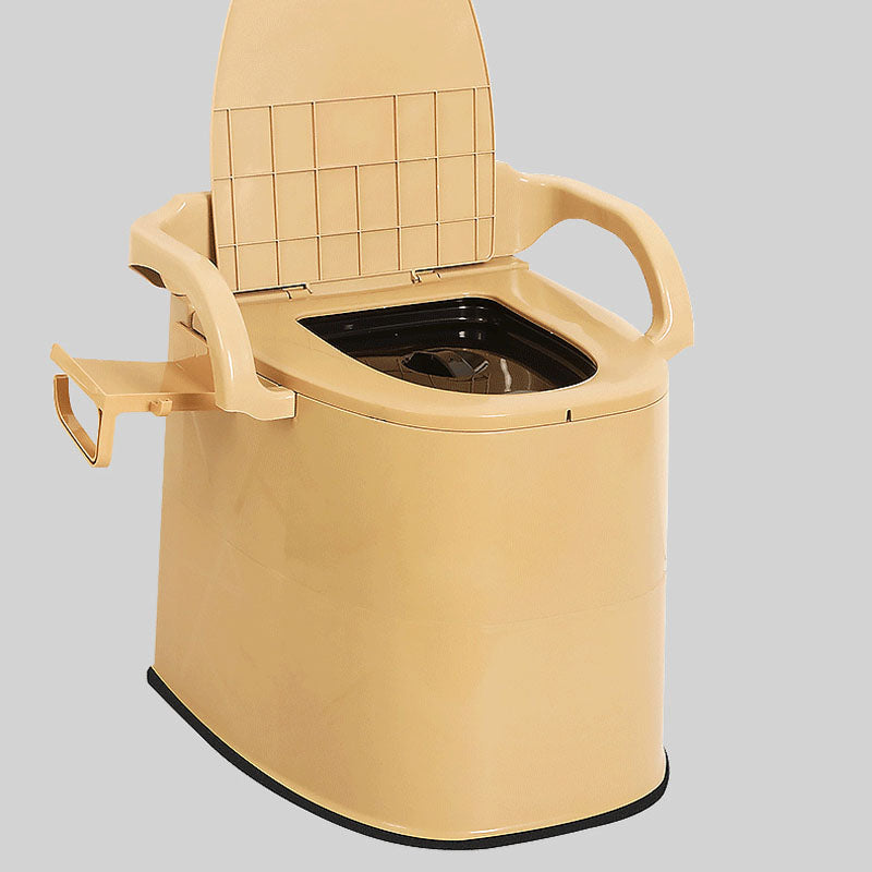 Modern Plastic Toilet Floor Mounted Toilet Bowl with Toilet Seat for Bathroom