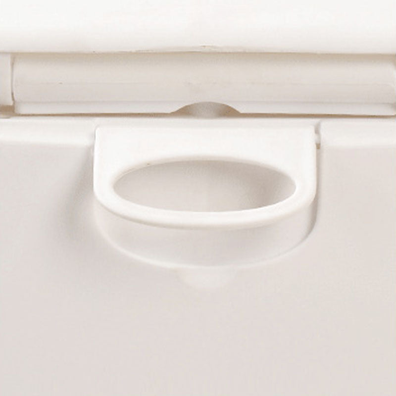 Contemporary Plastic Toilet Floor Mounted Toilet Bowl with Seat for Bathroom