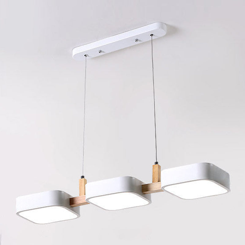 Metal Island Chandelier Lights Modern Pendant Light Fixtures for Dining Room