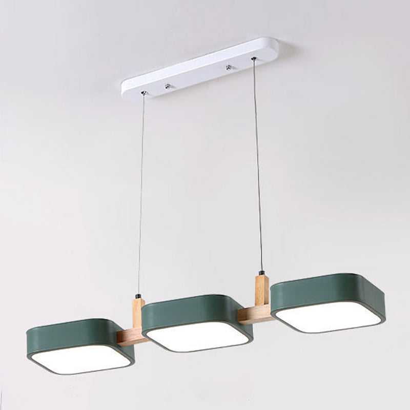 Metal Island Chandelier Lights Modern Pendant Light Fixtures for Dining Room