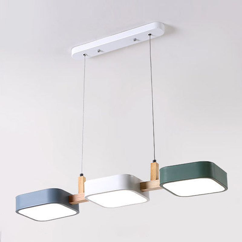 Metal Island Chandelier Lights Modern Pendant Light Fixtures for Dining Room