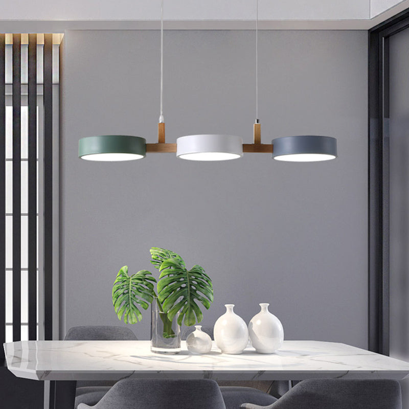 Metal Island Chandelier Lights Modern Pendant Light Fixtures for Dining Room