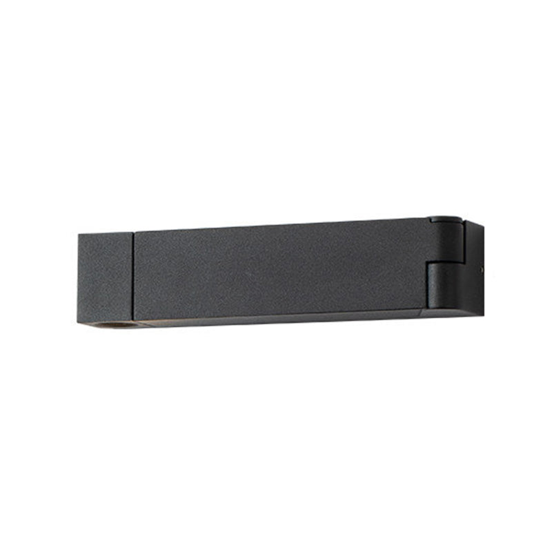 1 Light Square Flush Mount Wall Sconce Contemporary Metal Wall Light Sconces