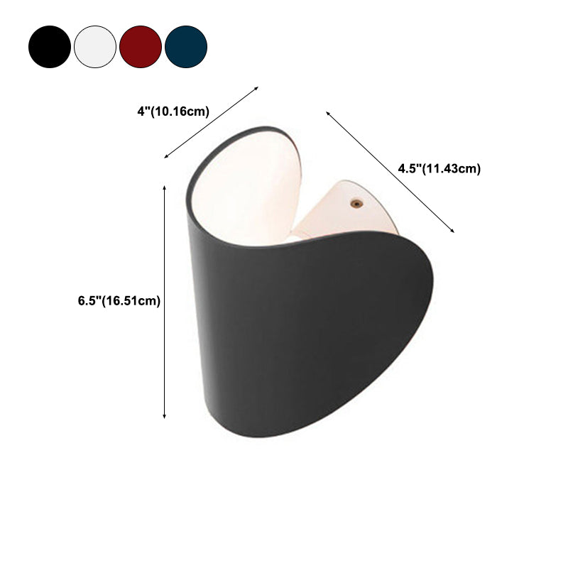 Modern Simple Iron Wall Light Arc Shape Rotatable Wall Lamp for Living Room