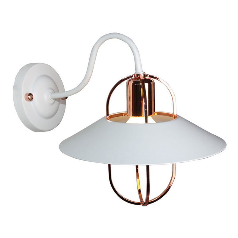 Modern Geometric Sconce Light Fixture Metal 1-Light Wall Lights