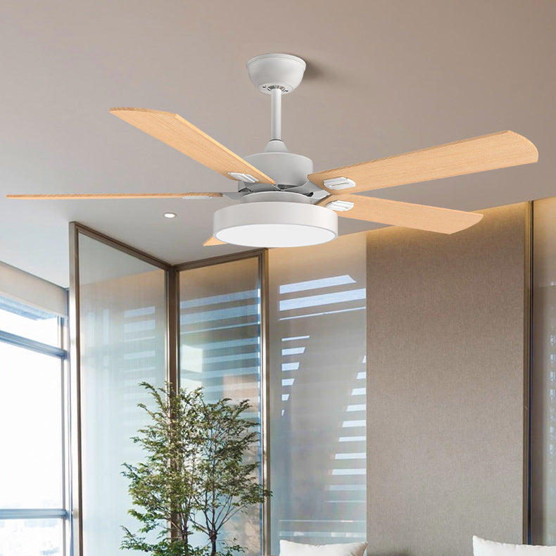 Colorful Ceiling Fan Light Fixture Nordic LED Ceiling Flush Mount for Kids' Room