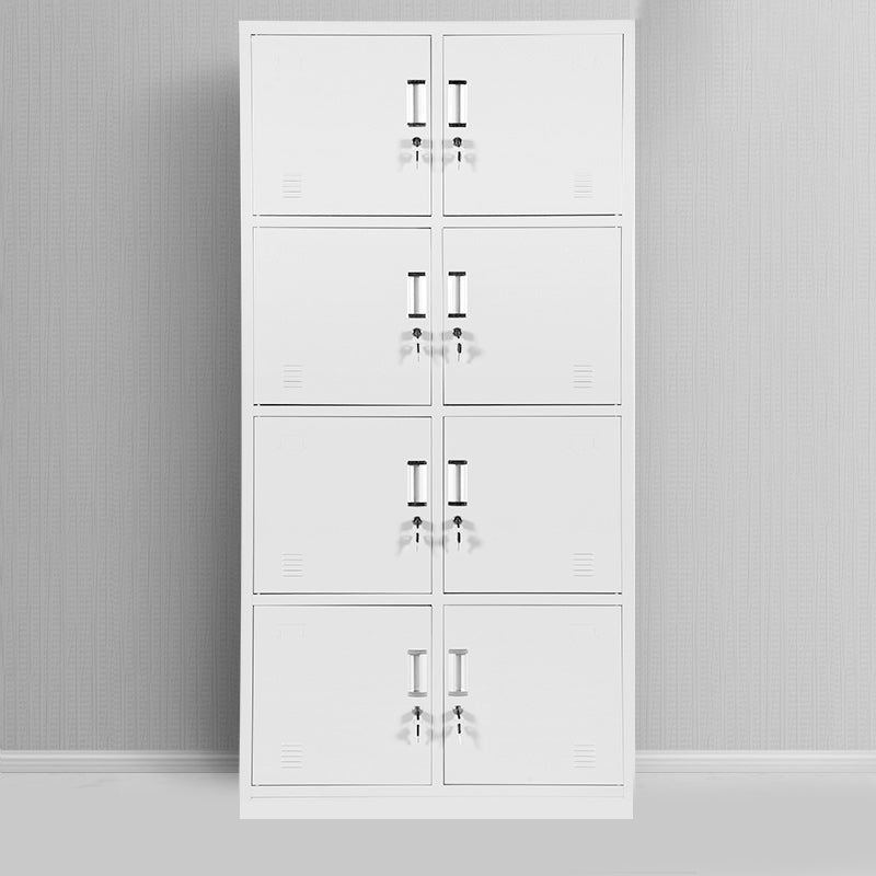 White Hinged Wardrobe Cabinet Contemporary Steel Wardrobe Armoire