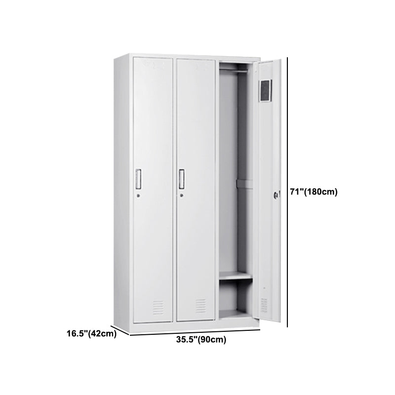 White Hinged Wardrobe Cabinet Contemporary Steel Wardrobe Armoire