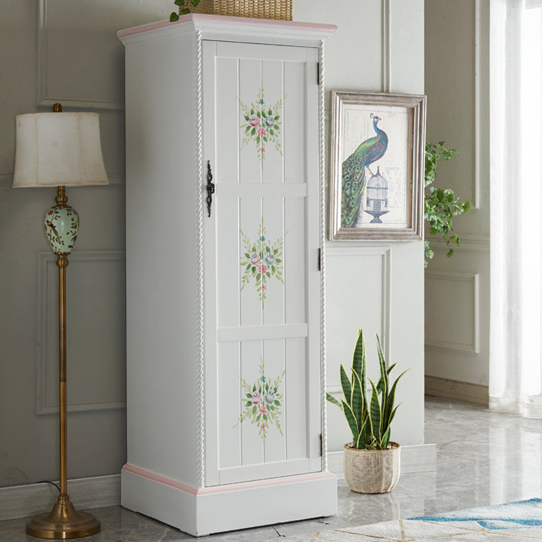 Traditional Birch Wood Storage Cabinet Matte Finish Cabinet for Home