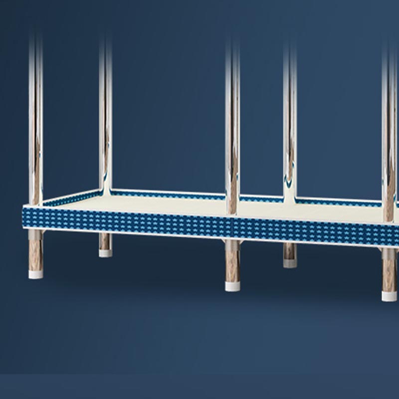 Contemporary Wardrobe Armoire Steel Wardrobe Closet with Legs