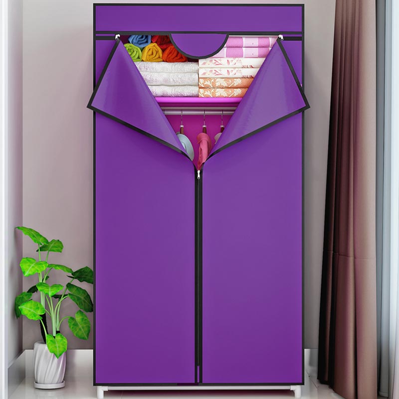 Contemporary Storage Cabinet with Metal Frame Matte Finish Cabinet for Bedroom