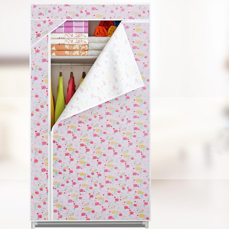 Contemporary Storage Cabinet with Metal Frame Matte Finish Cabinet for Bedroom