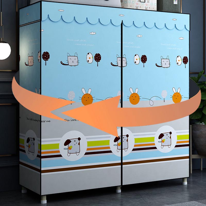 Metal Modern Cabinet for Bedroom Matte Finish Storage Cabinet