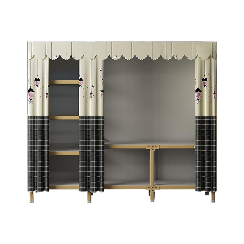 Metal Modern Cabinet for Bedroom Matte Finish Storage Cabinet