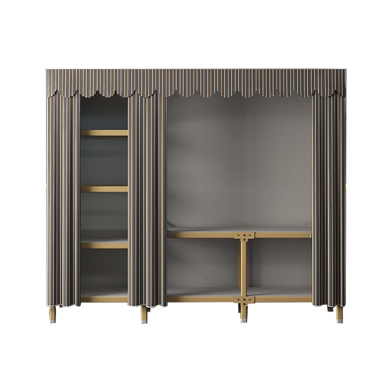 Metal Modern Cabinet for Bedroom Matte Finish Storage Cabinet