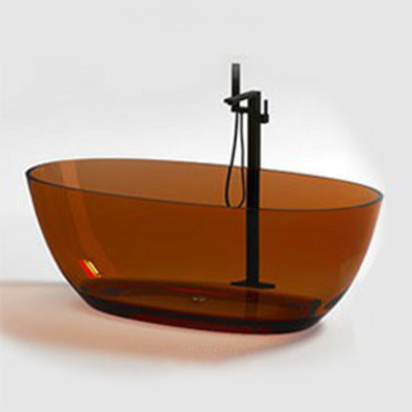 Modern Oval Colorful Bath Tub Soaking Freestanding Tub for Home