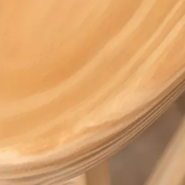 Modern Armless Backless Counter Stool Pine Wood Bar Stool with Pedal