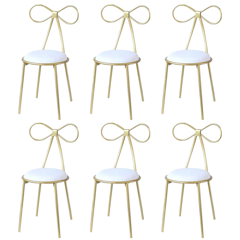 Round Leather and Metal Counter Stool Scandinavian Low Back Counter Bar Stool